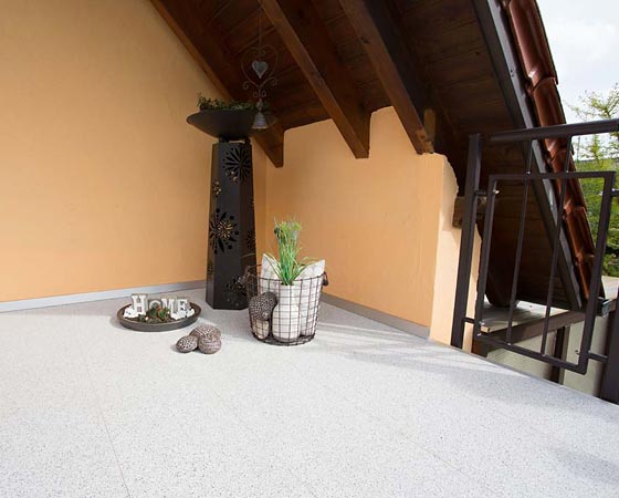 Balkonbelag aus Aluminium