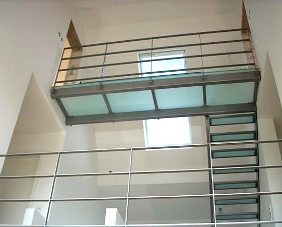 Galeriegeländer aus Stahl