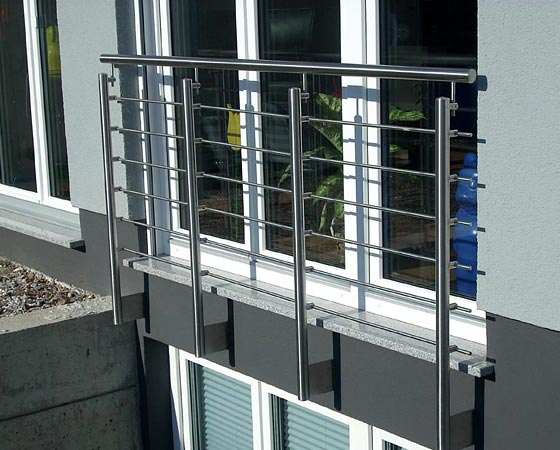 Geländer Französischer Balkon aus Edelstahl