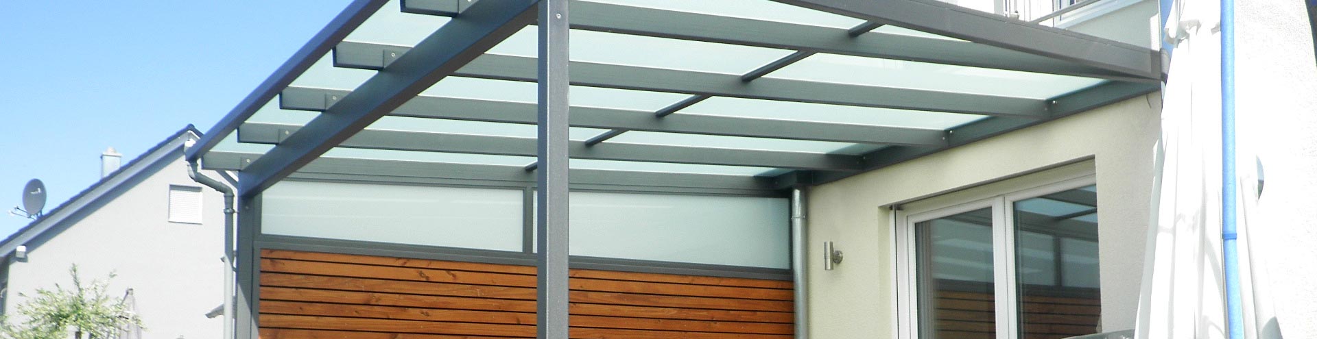 Schott Metallbau - Überdachungen für Haus, Garten und Gewerbe