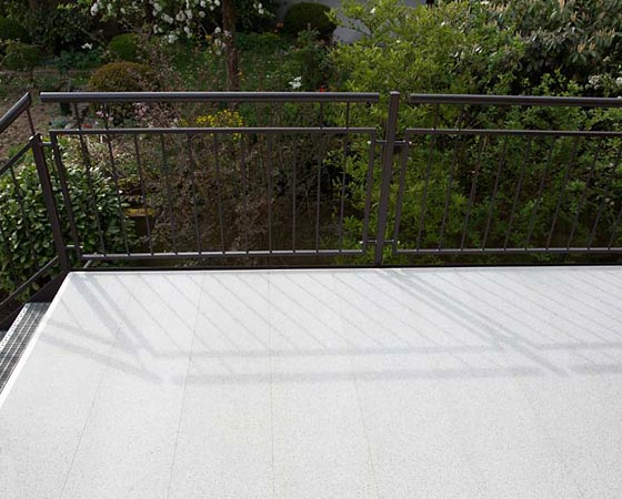 Terrassenbelag aus Aluminium