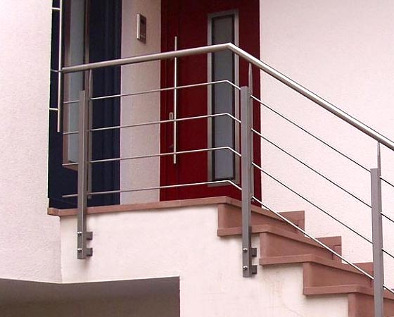 Treppengeländer im Außenbereich