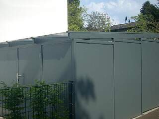 Fahrradunterstand inkl. Mülltonnenplatz | ©Schlosserei Schott GmbH