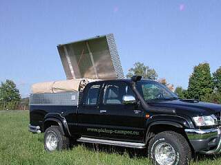 Aufbau für Pickup Ladefläche | ©Schlosserei Schott GmbH