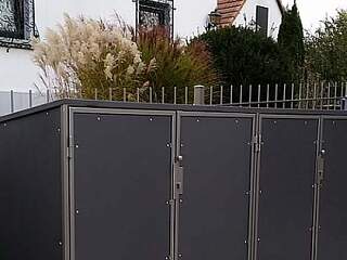 Mülltonnen-Einhausung | ©Schlosserei Schott GmbH