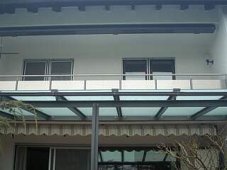 Terrassenüberdachung mit Glas | &copy;Schlosserei Schott GmbH