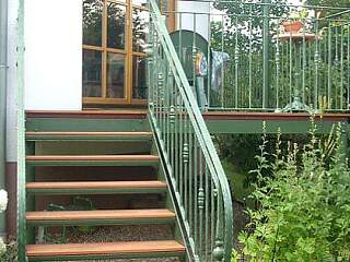 Terrassengeländer/Treppengeländer | &copy;Schlosserei Schott GmbH