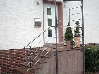 Treppengeländer mit Stabfüllung | &copy;Schlosserei Schott GmbH