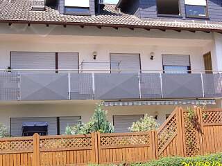 Balkongeländer aus Metall | &copy;Schlosserei Schott GmbH